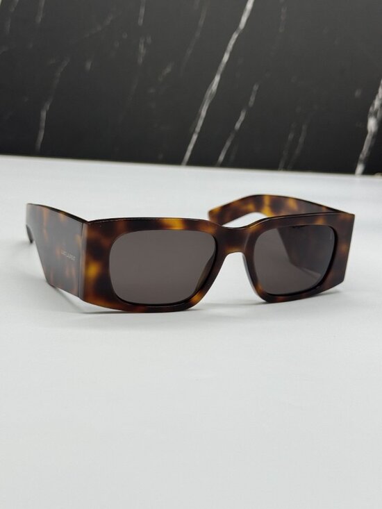 NEW SAINT LAURENT SUNGLASSES SL654 003 OVERSIZED HAVANA WOMEN EYEWEAR SL 654 003